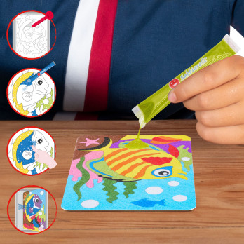 Happy Fish bag - ustvarjalni komplet s peskom