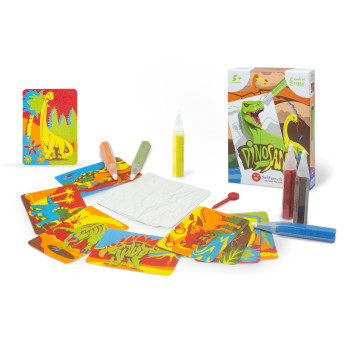 🦖 Dino Pesek – srednji ustvarjalni komplet